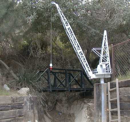 short truss bridge on the mountain line