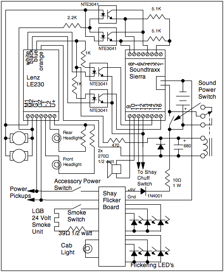 shay dcc schematic, 3rd version
