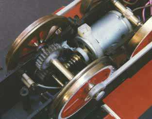 photo of motor secured with a tie wrap