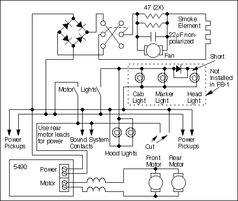schematic with the 5490 installed