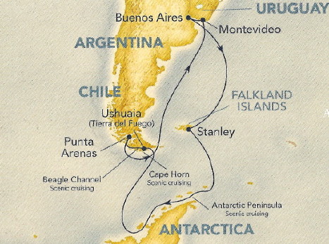 Beagle Channel Map